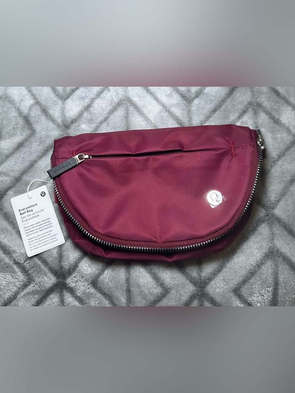 Compact 1L Deep Wine crossbody bag